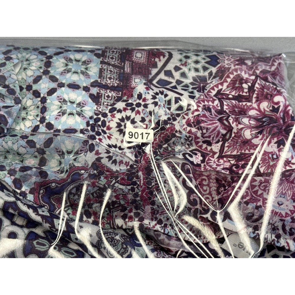 avenue Colorful Paisley Top Womens 22/24 Multicolor All Over Print Short Sleeve - Picture 8 of 8